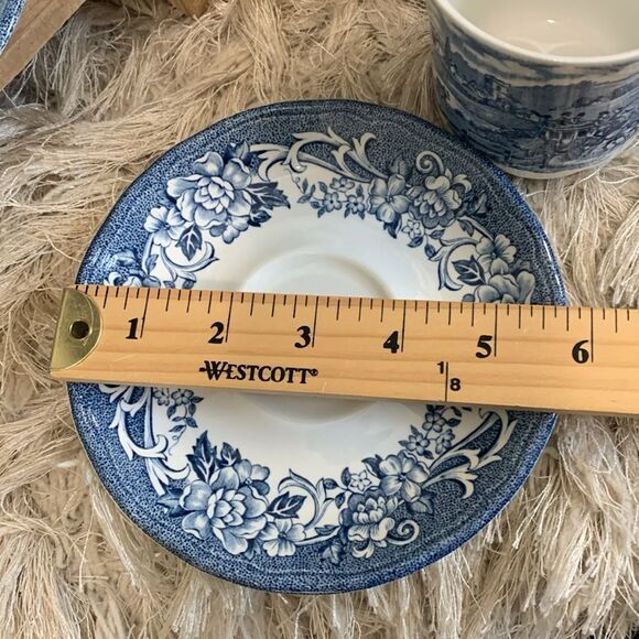 Royal Staffordshire J.&G. Meakin Ironstone Stratford Stage 4 Cups & Saucers Set - Picture 4 of 17